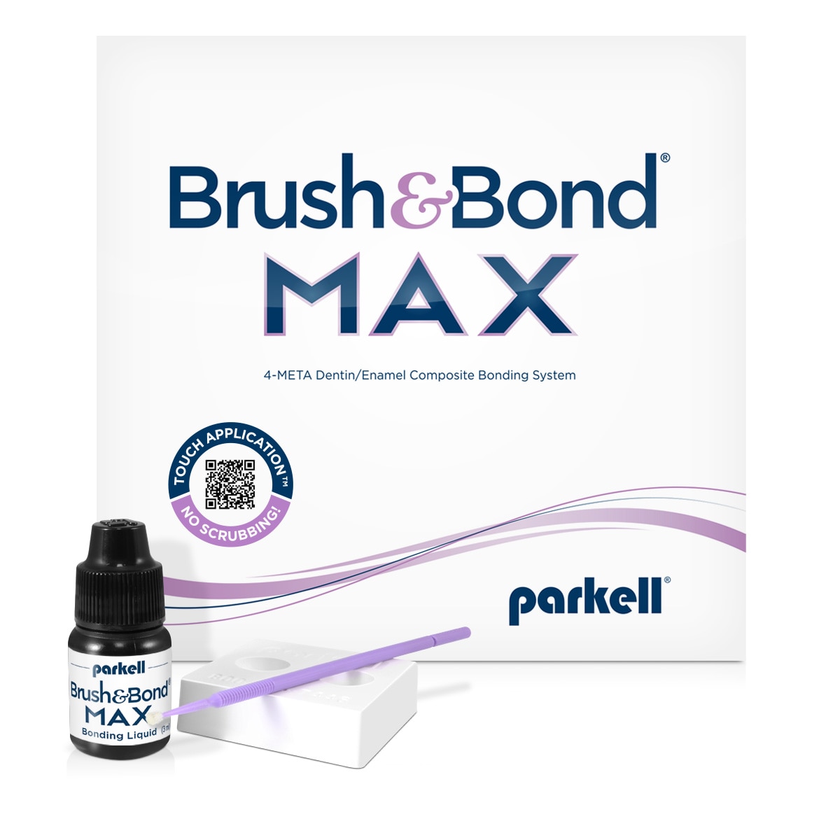 Brush&Bond MAX product box and awards