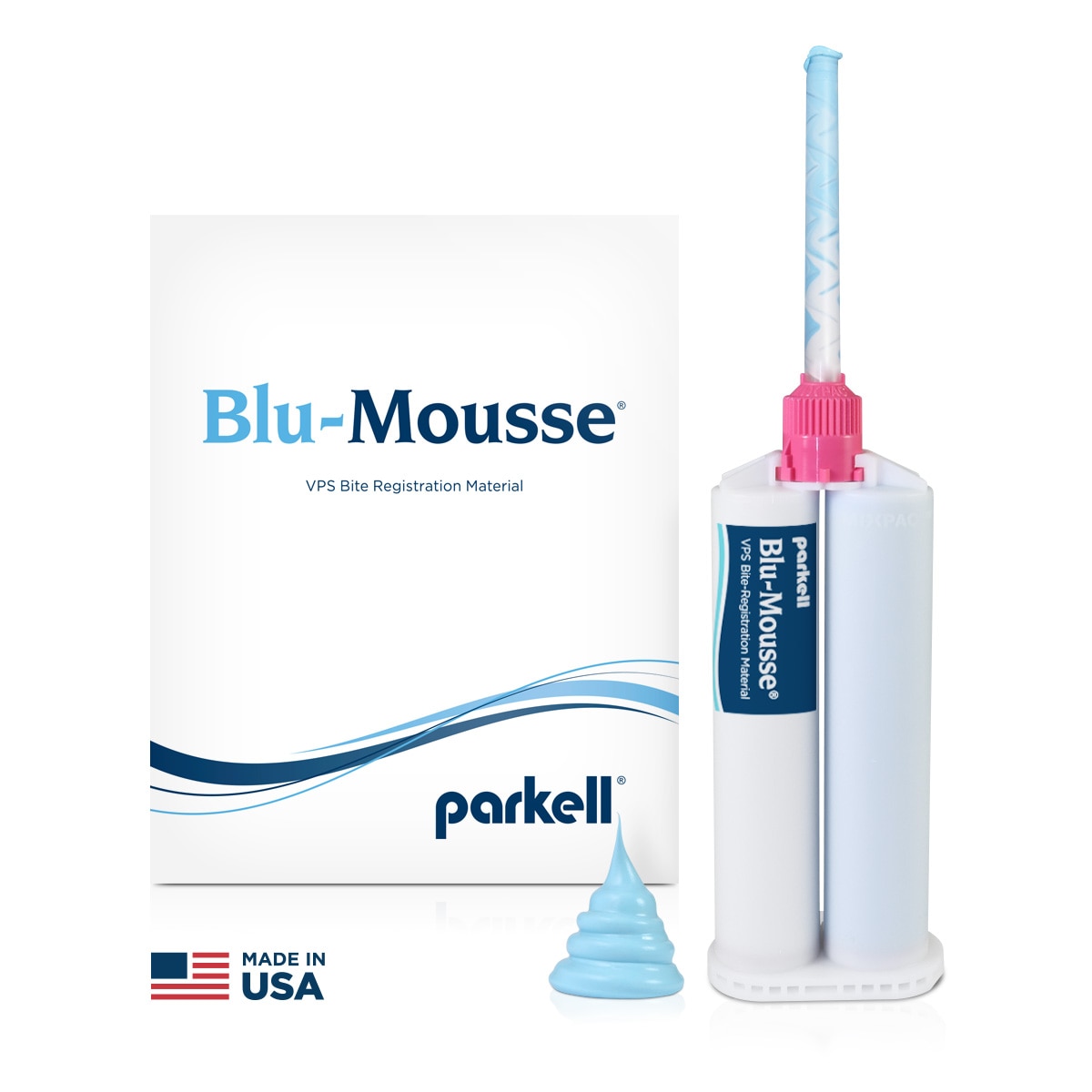 Blu-Mousse kit with box cartridge