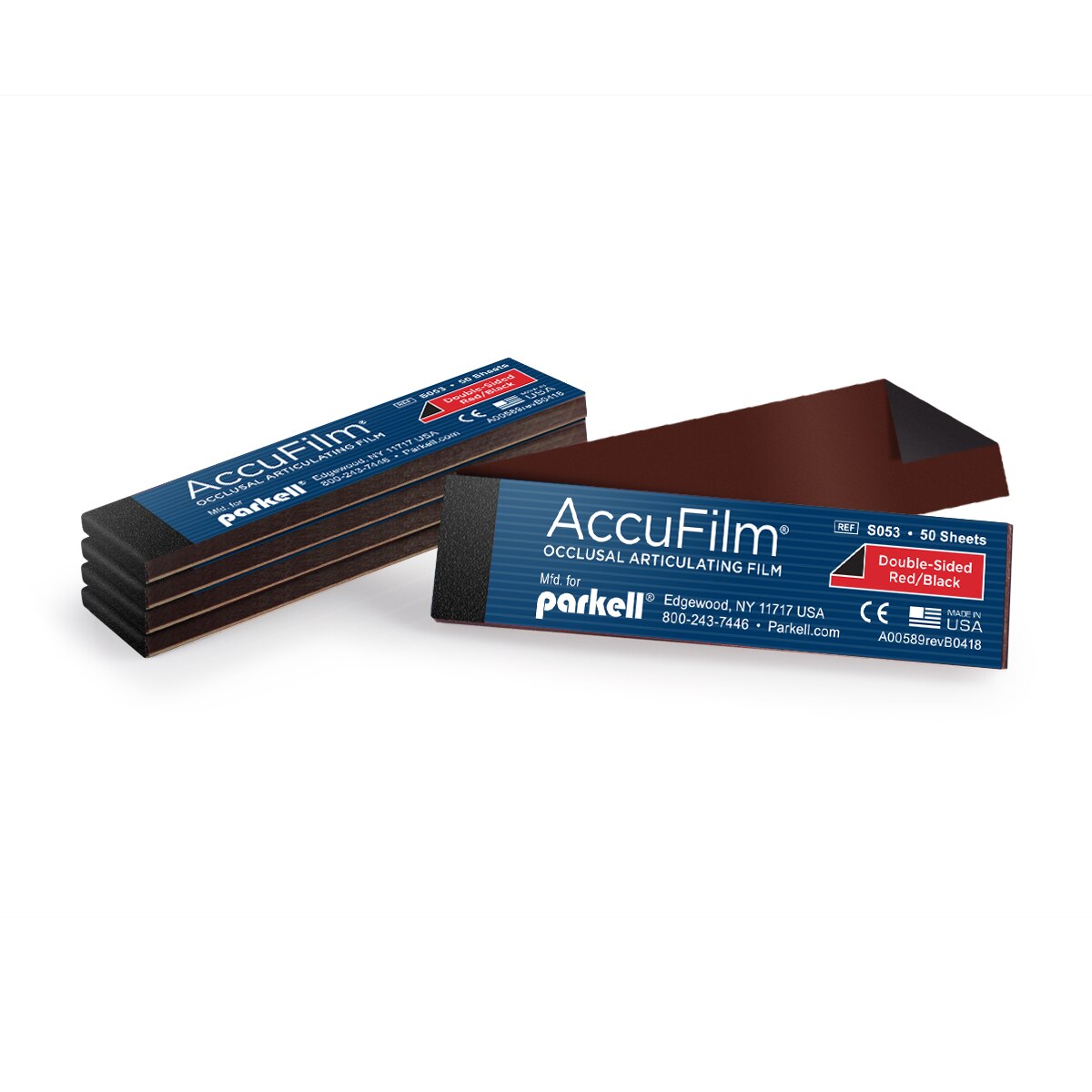 AccuFilm II Red/Black booklets