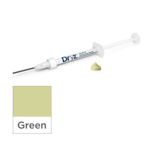 Dryz syringe with green material