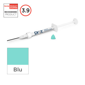Dryz Blu syringe and material