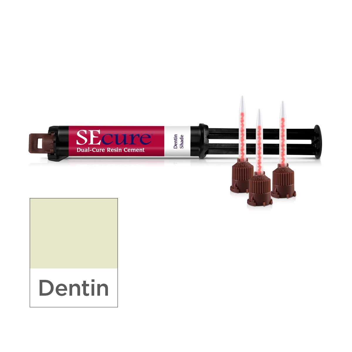 SEcure® dentin shade syringe