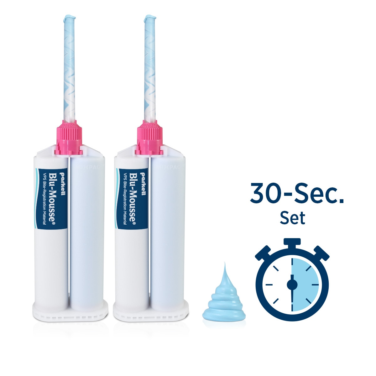 Blu-Mousse 30 second cartridges